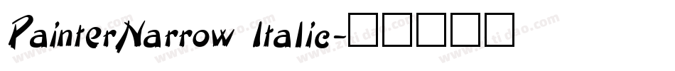PainterNarrow Italic字体转换